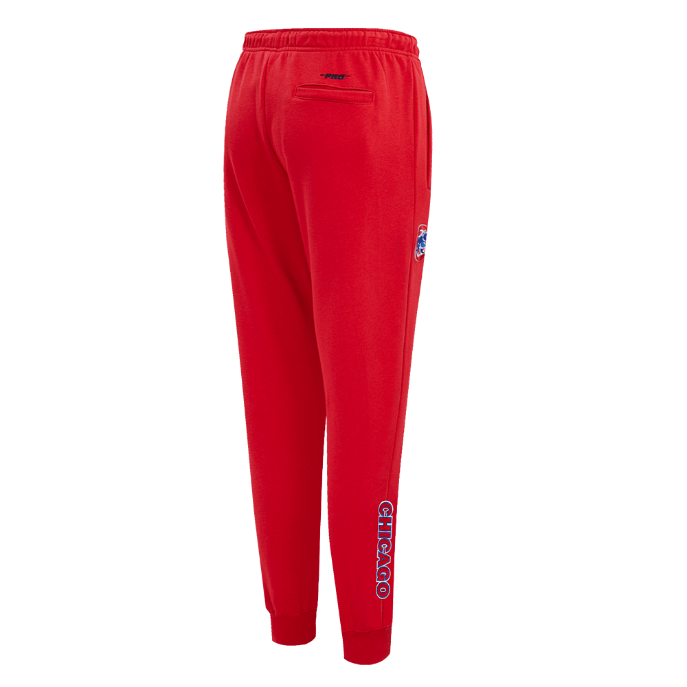 MLB CHICAGO CUBS CLASSIC WOMEN'S FLEECE SWEATPANT (RED)