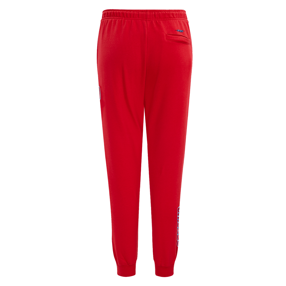 MLB CHICAGO CUBS CLASSIC WOMEN'S FLEECE SWEATPANT (RED)