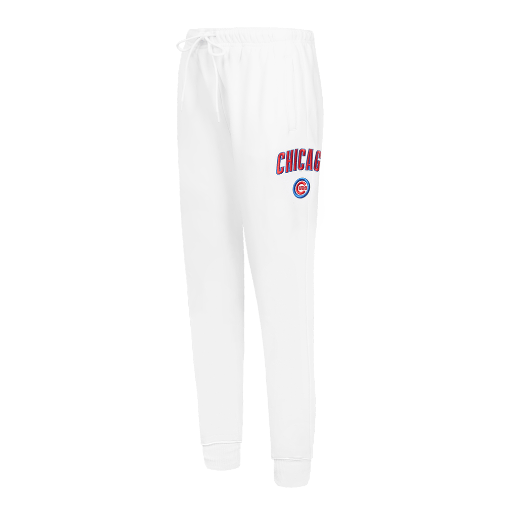 MLB CHICAGO CUBS CLASSIC WOMEN'S FLEECE SWEATPANT (WHITE)