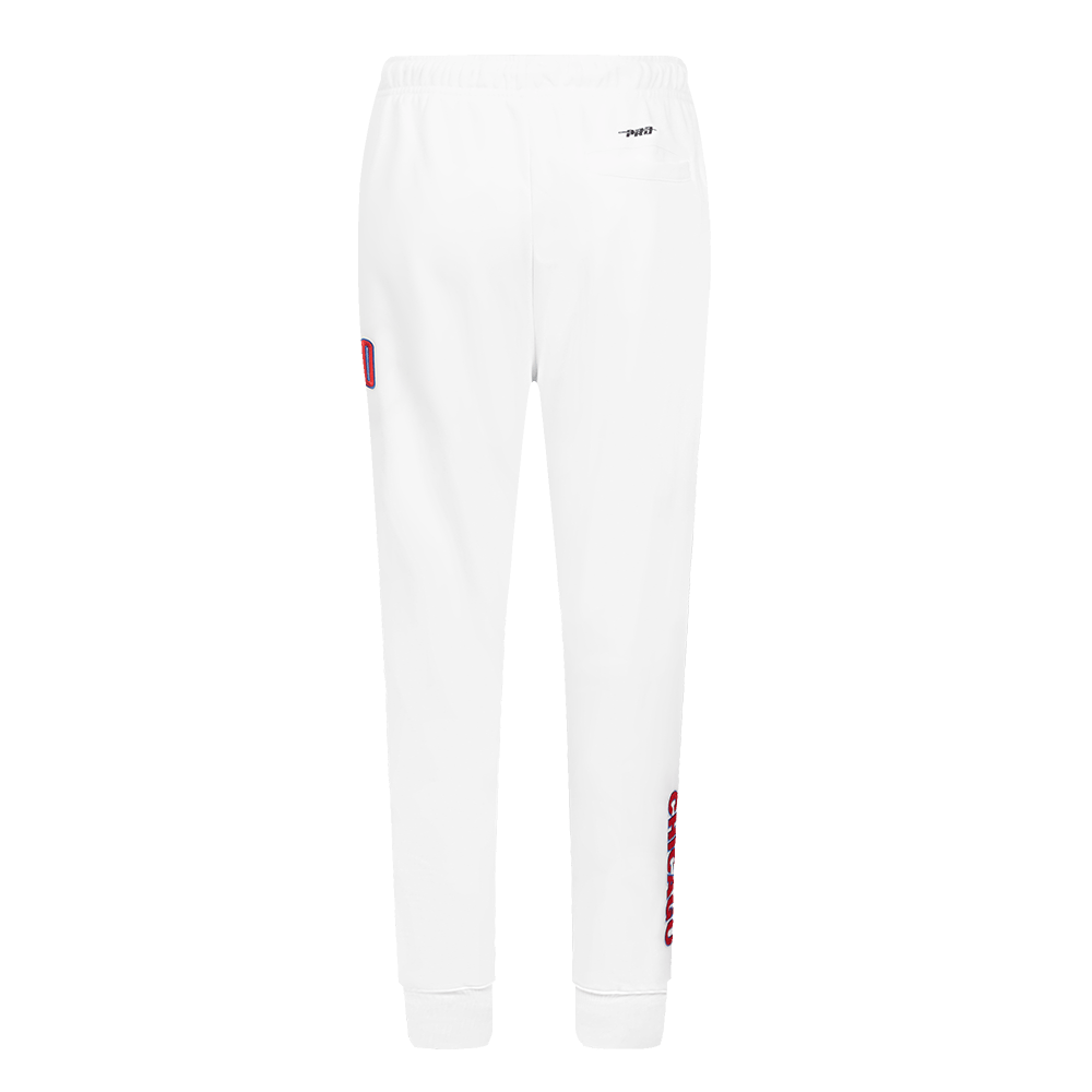 MLB CHICAGO CUBS CLASSIC WOMEN'S FLEECE SWEATPANT (WHITE)