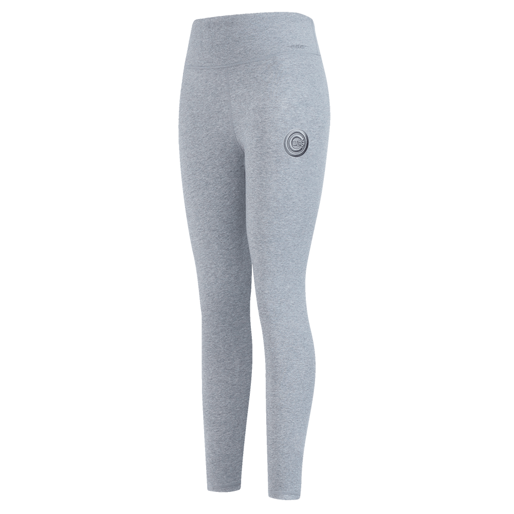 MLB CHICAGO CUBS NEUTRAL HIGH WAIST JERSEY LEGGING (DARK HEATHER GRAY)