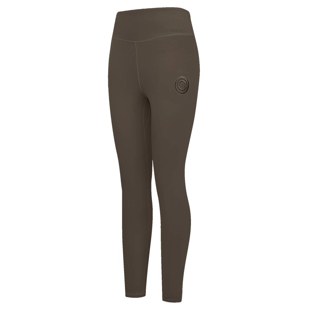 MLB CHICAGO CUBS NEUTRAL HIGH WAIST JERSEY LEGGING (DARK TAUPE)