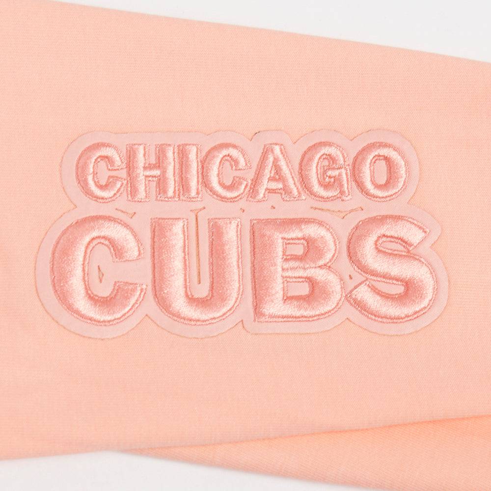 MLB CHICAGO CUBS NEUTRAL HIGH WAIST JERSEY LEGGING (GUAVA)
