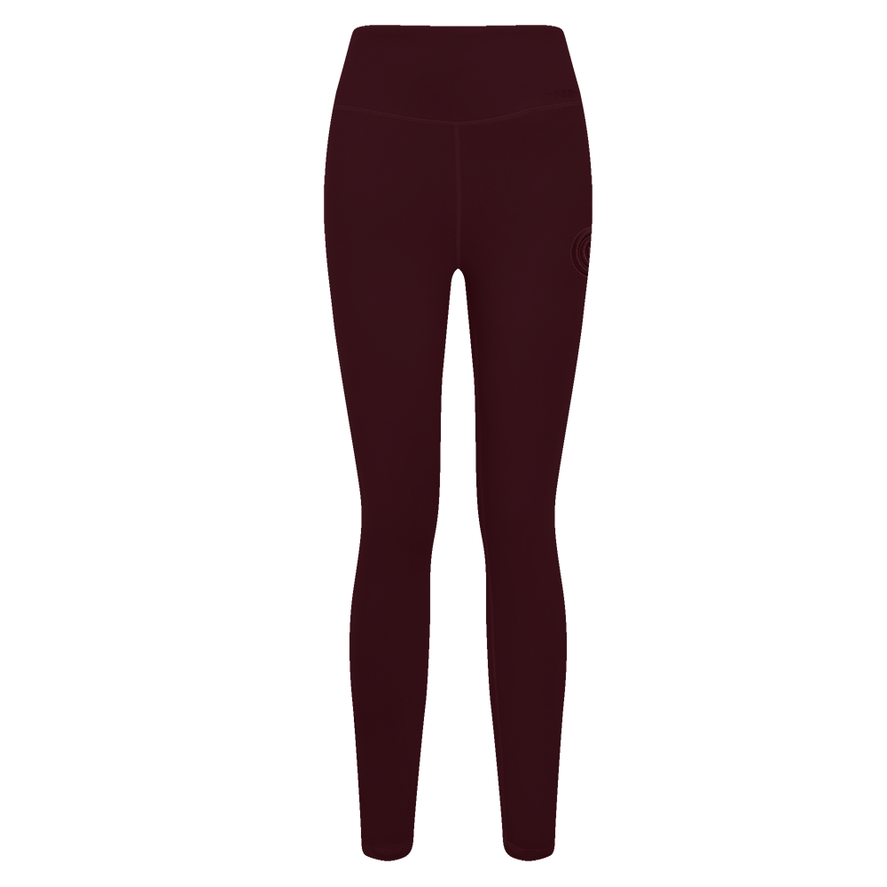MLB CHICAGO CUBS NEUTRAL HIGH WAIST JERSEY LEGGING (WINE)