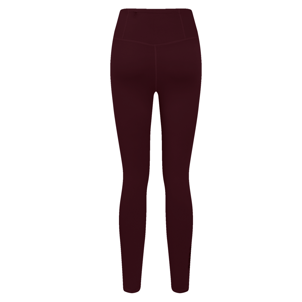 MLB CHICAGO CUBS NEUTRAL HIGH WAIST JERSEY LEGGING (WINE)