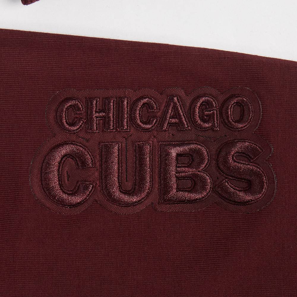 MLB CHICAGO CUBS NEUTRAL HIGH WAIST JERSEY LEGGING (WINE)