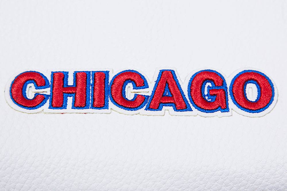 MLB CHICAGO CUBS CLASSIC WOMEN'S WOOL VARSITY JACKET (ROYAL BLUE/WHITE)