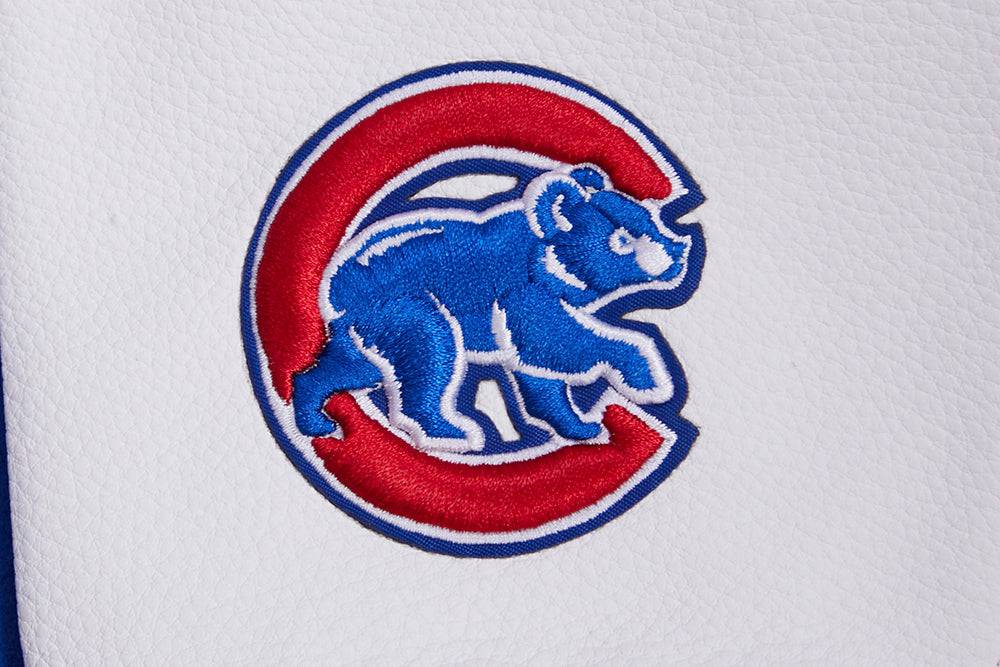 MLB CHICAGO CUBS MASHUP WOOL WOMEN'S VARSITY JACKET (ROYAL BLUE/RED)