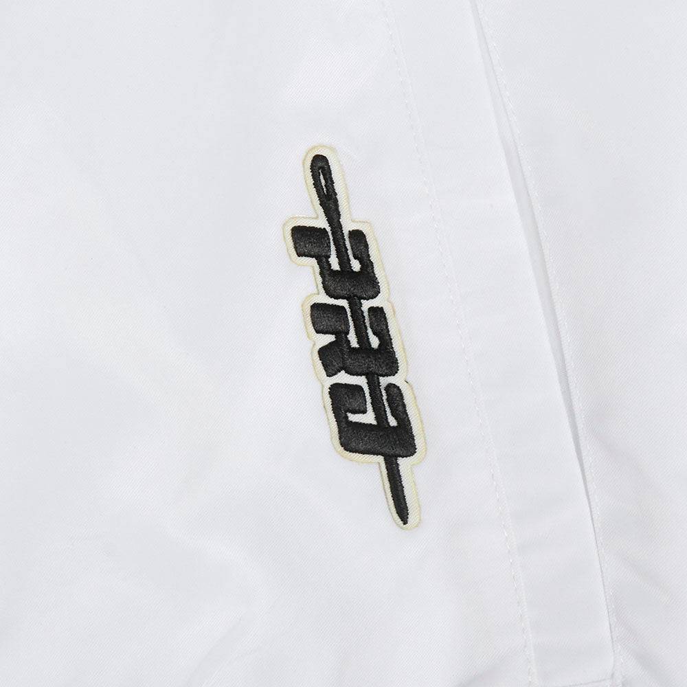 MLB CHICAGO CUBS CITY RANSOM WOMEN'S RIB SATIN JACKET (WHITE/BLACK)