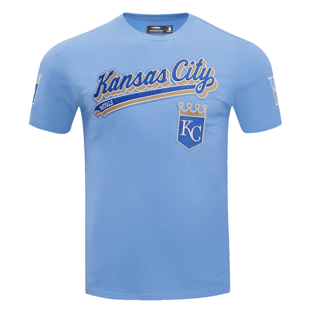 MLB KANSAS CITY ROYALS SCRIPT TAIL MEN'S TOPS (UNIVERSITY BLUE)