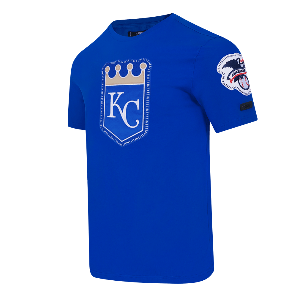 CAMISETA SJ PARA HOMBRE MLB KANSAS CITY ROYALS DIY PICK STITCH (AZUL REAL)