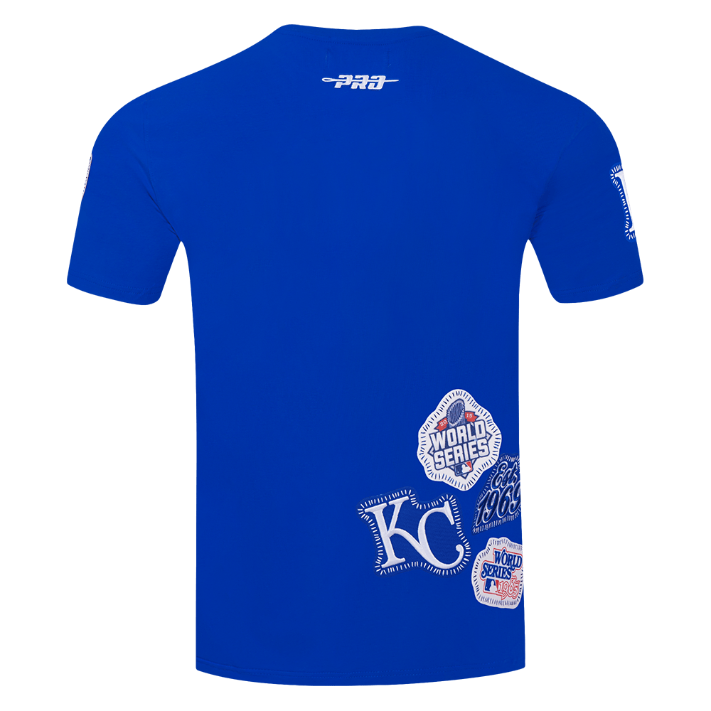 CAMISETA SJ PARA HOMBRE MLB KANSAS CITY ROYALS DIY PICK STITCH (AZUL REAL)