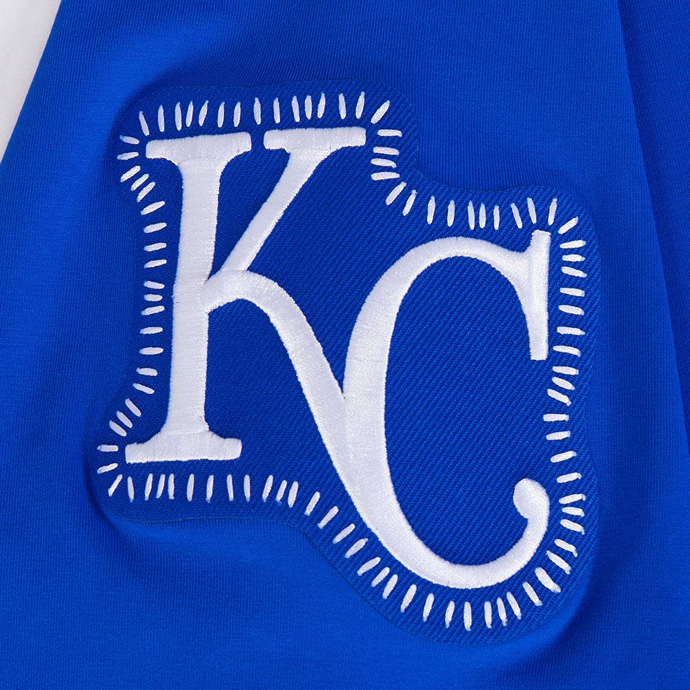 CAMISETA SJ PARA HOMBRE MLB KANSAS CITY ROYALS DIY PICK STITCH (AZUL REAL)