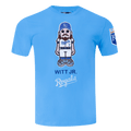 MLB KANSAS CITY ROYALS BOBBY WITT JR. #7 AVATAR MEN'S SJ TEE (UNIVERSITY BLUE)