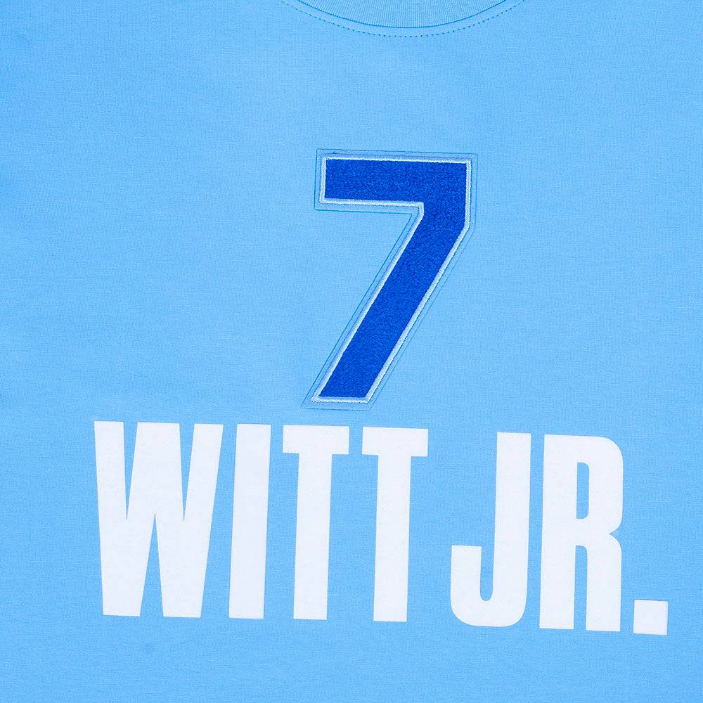 MLB KANSAS CITY ROYALS BOBBY WITT JR. #7 CLASSIC MEN'S SINGLE JERSEY TOP (UNIVERSITY BLUE)