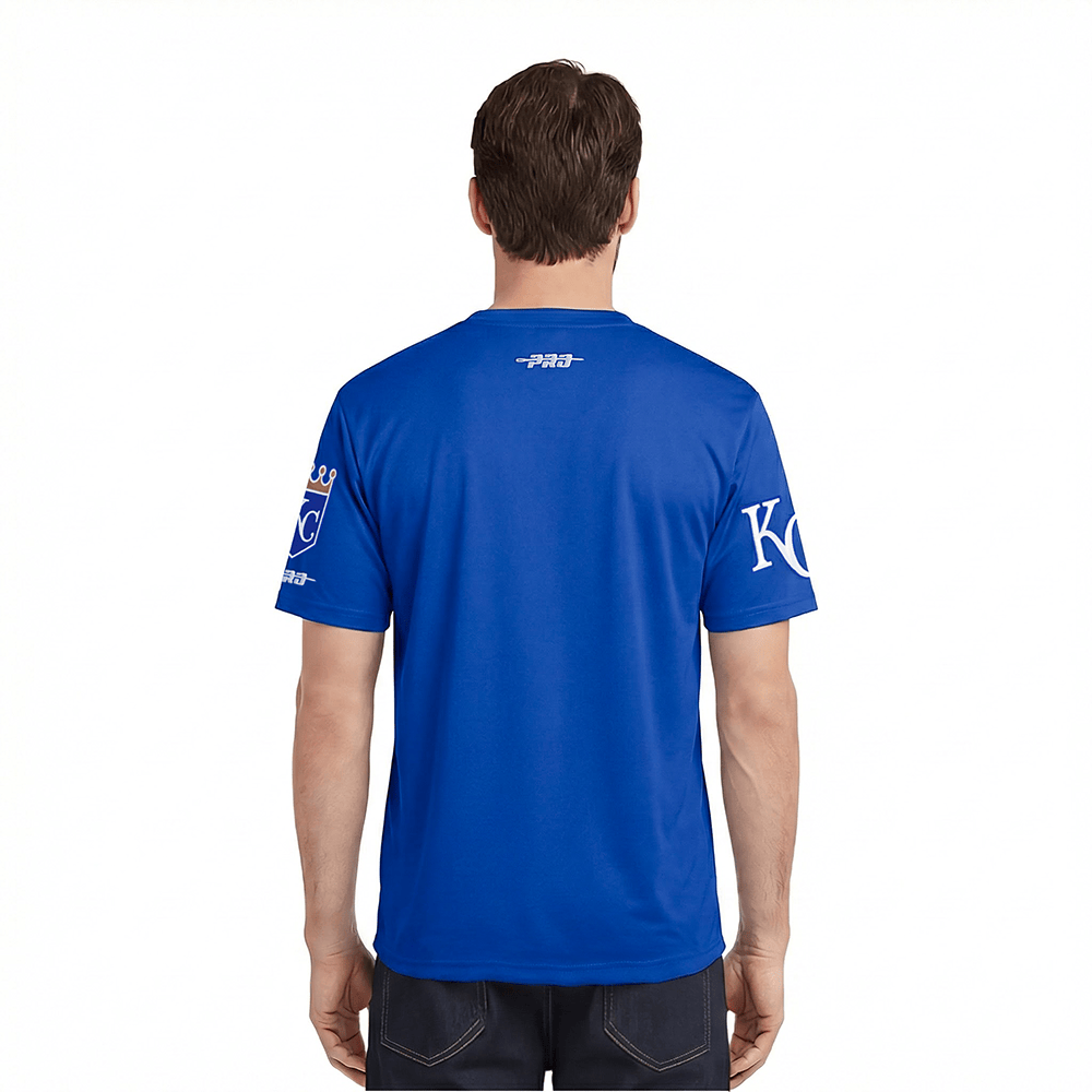 MLB KANSAS CITY ROYALS CLASSIC CHENILLE MEN'S SJ TEE (ROYAL BLUE)