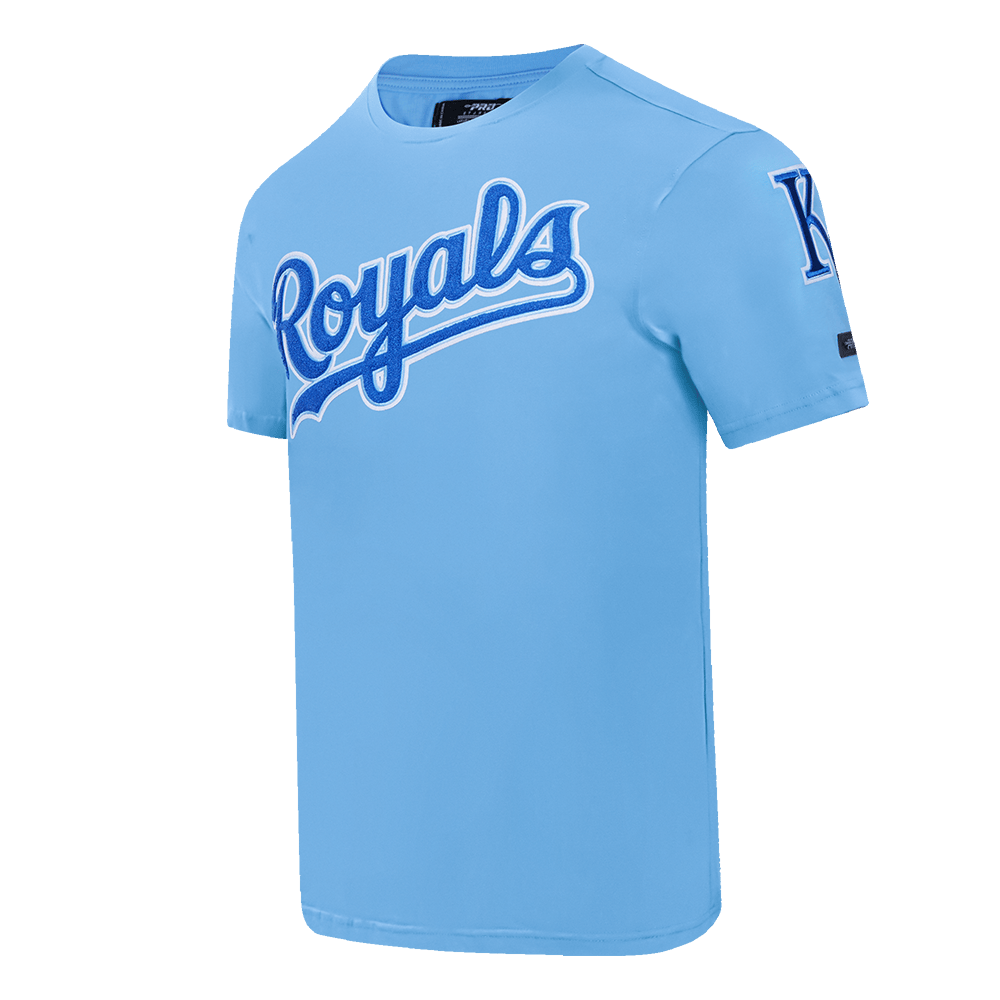 TOP CLÁSICO DE CHENILLA PARA HOMBRE MLB KANSAS CITY ROYALS (AZUL UNIVERSITARIO)
