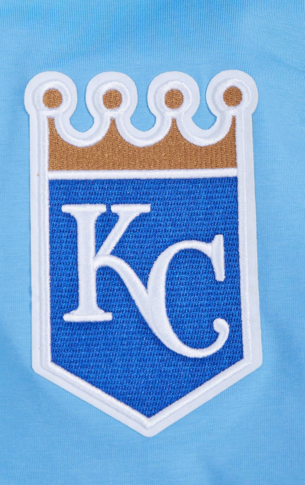 TOP CLÁSICO DE CHENILLA PARA HOMBRE MLB KANSAS CITY ROYALS (AZUL UNIVERSITARIO)