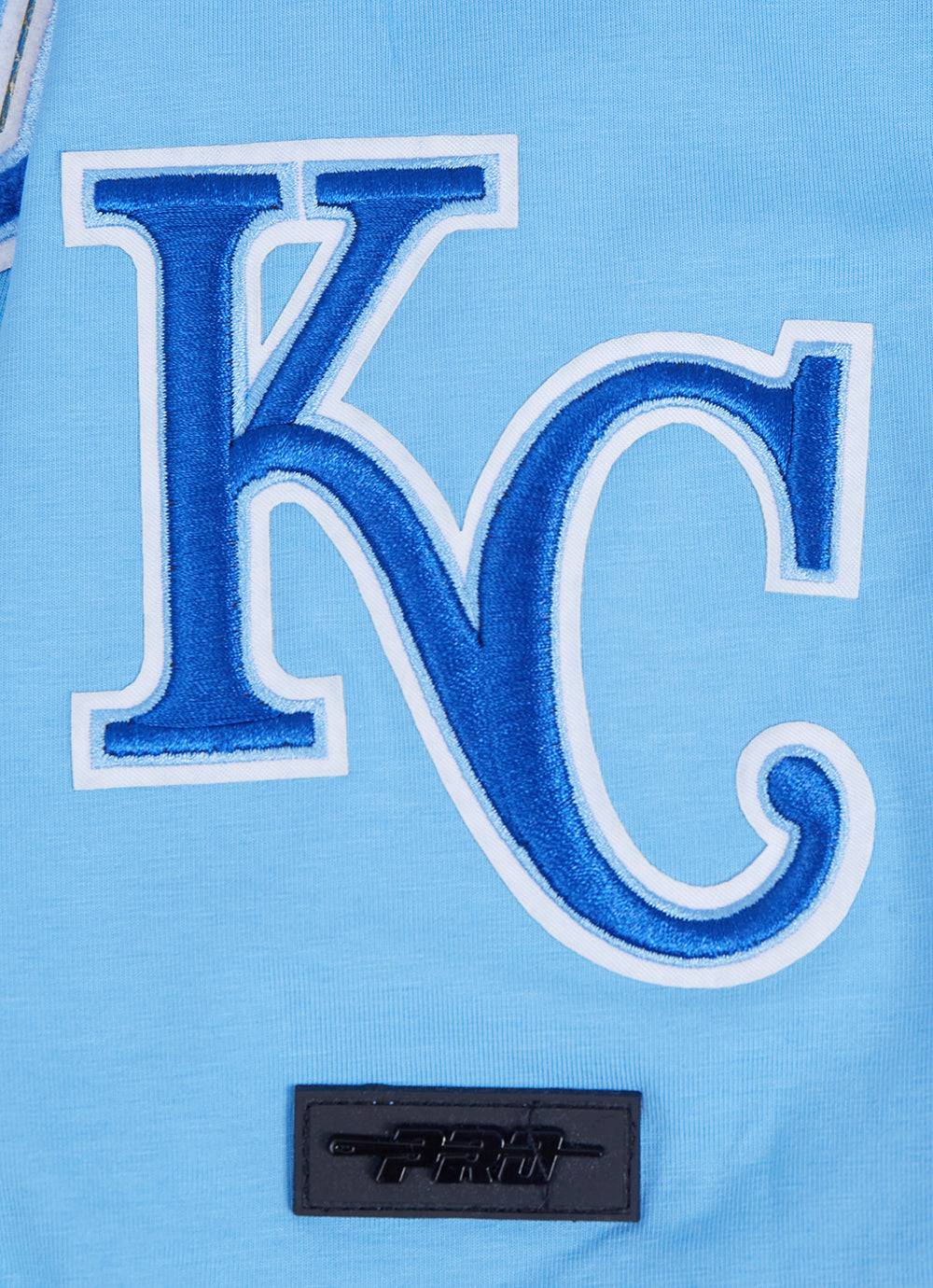 TOP CLÁSICO DE CHENILLA PARA HOMBRE MLB KANSAS CITY ROYALS (AZUL UNIVERSITARIO)