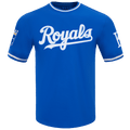 MLB KANSAS CITY ROYALS CLASSIC CHENILLE MEN'S S/S TEE (ROYAL BLUE)