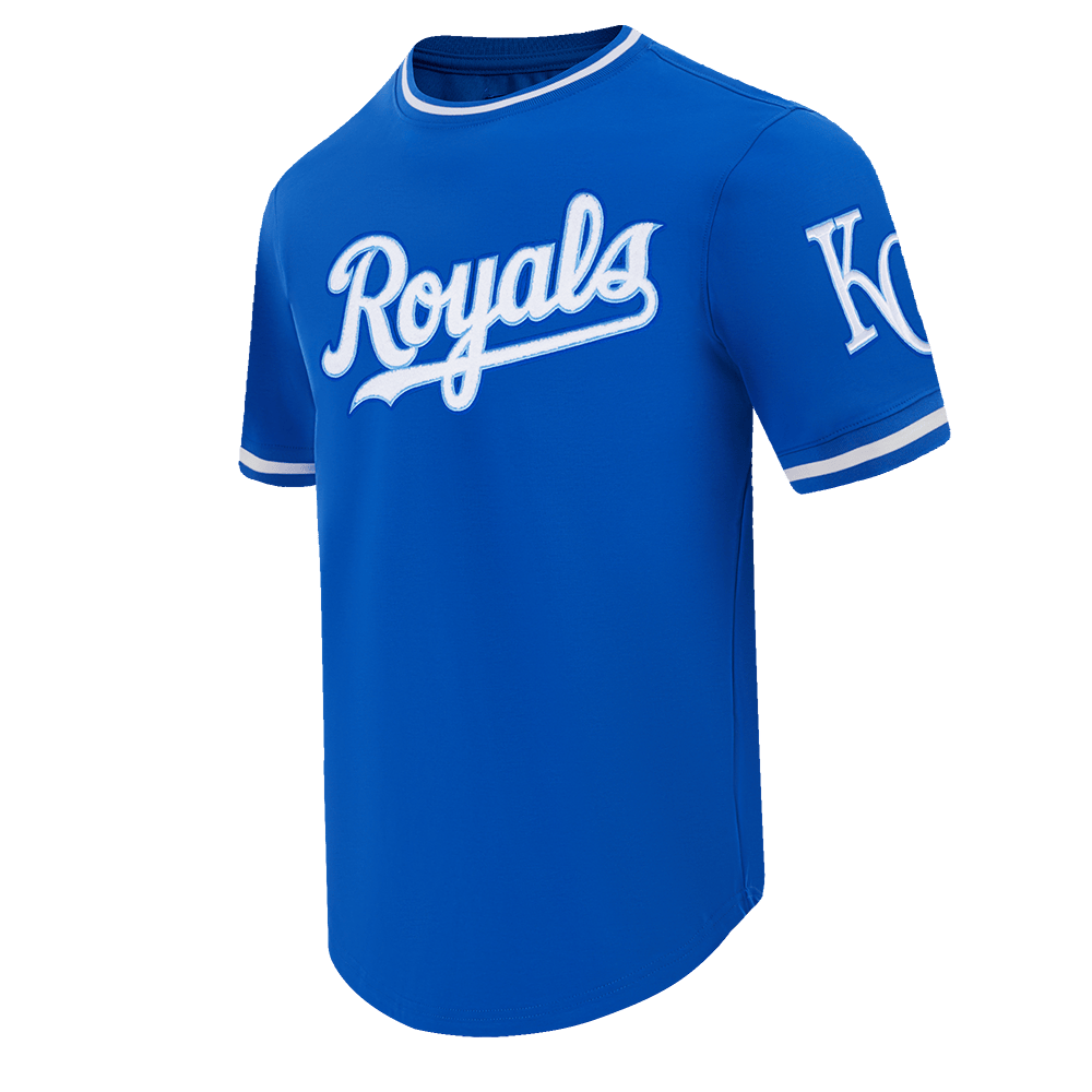 MLB KANSAS CITY ROYALS CLASSIC CHENILLE MEN'S S/S TEE (ROYAL BLUE)