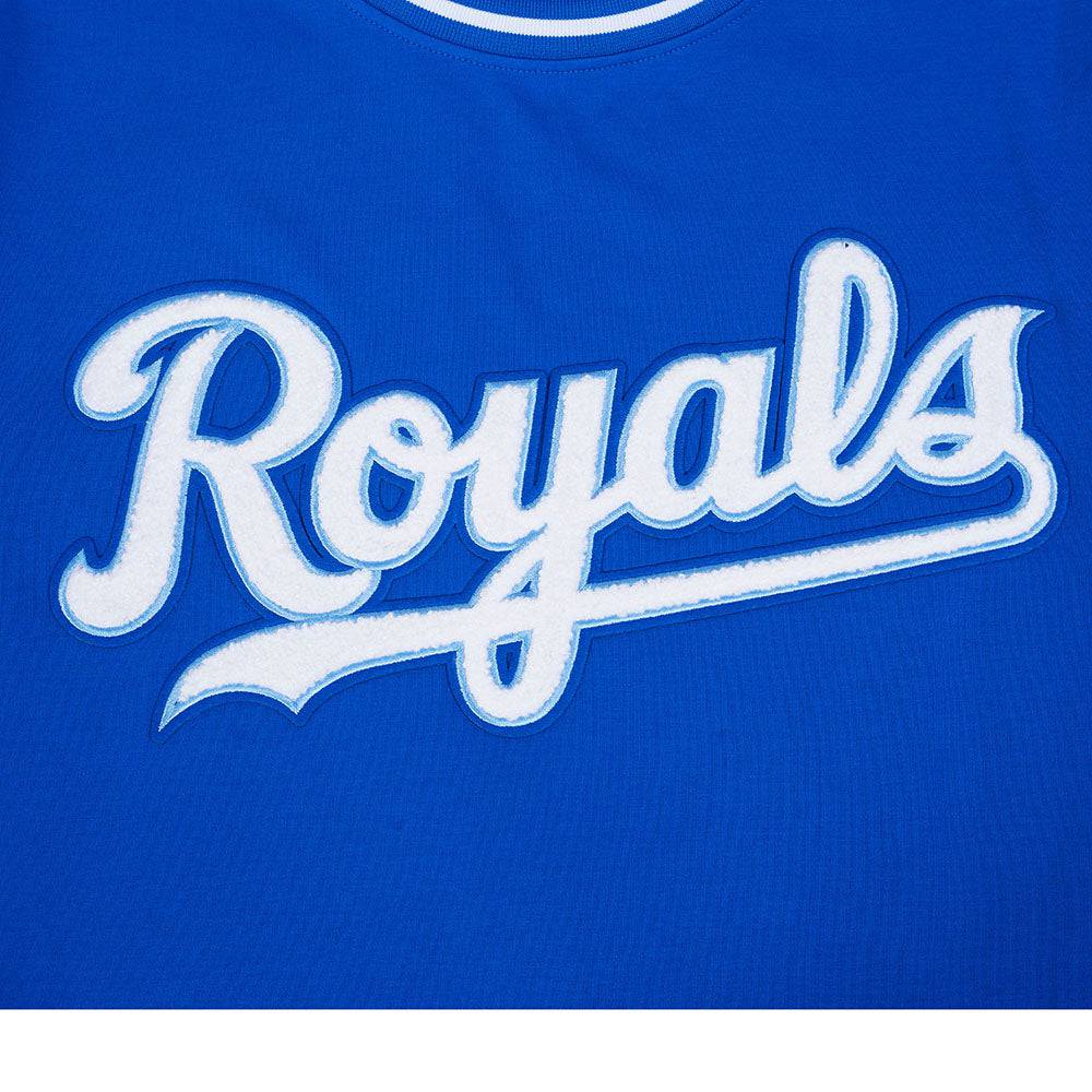 MLB KANSAS CITY ROYALS CLASSIC CHENILLE MEN'S S/S TEE (ROYAL BLUE)
