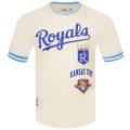MLB KANSAS CITY ROYALS RETRO CLASSIC MEN'S TOP (EGGSHELL/ UNIVERSITY BLUE)
