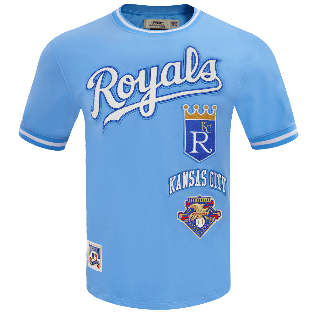 MLB KANSAS CITY ROYALS RETRO CLASSIC MEN'S TOP (UNIVERSITY BLUE)