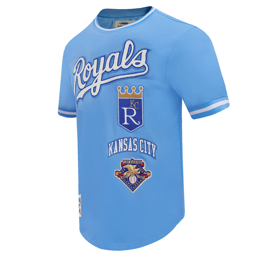 MLB KANSAS CITY ROYALS RETRO CLASSIC MEN'S TOP (UNIVERSITY BLUE)