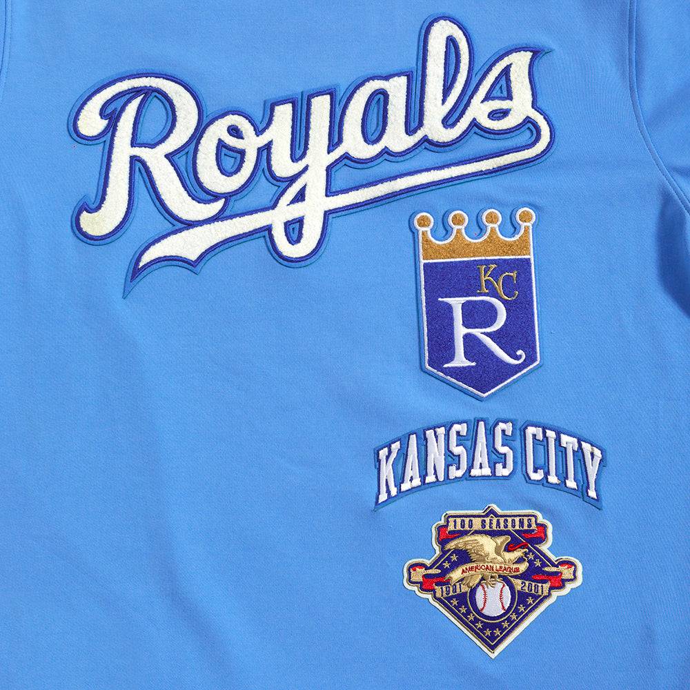 MLB KANSAS CITY ROYALS RETRO CLASSIC MEN'S TOP (UNIVERSITY BLUE)