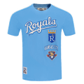 MLB KANSAS CITY ROYALS RETRO CLASSIC MEN'S STRIPED TOP (UNIVERSITY BLUE)