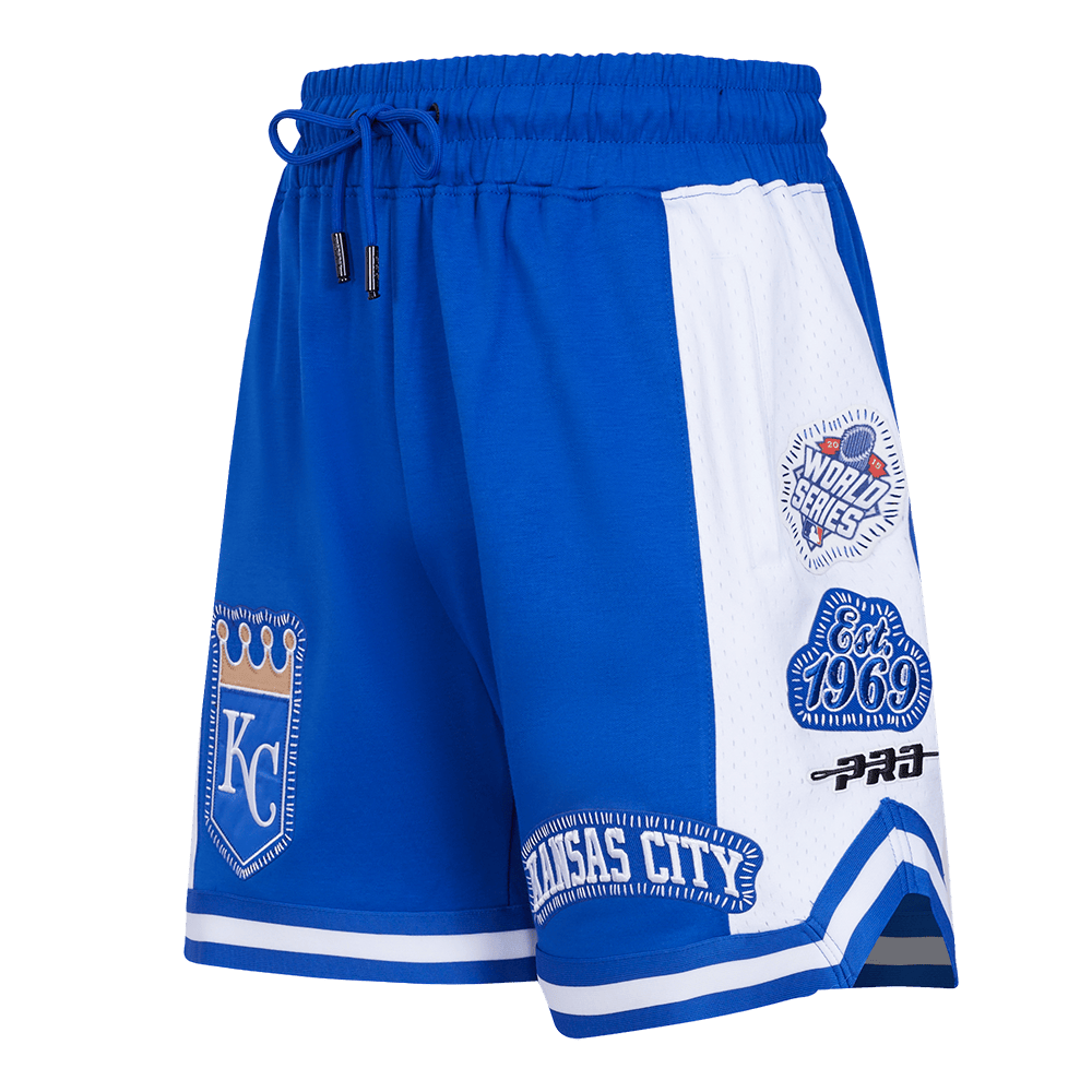 MLB KANSAS CITY ROYALS DIY PICK STITCH MEN'S DK 2.0 SHORT (ROYAL BLUE)