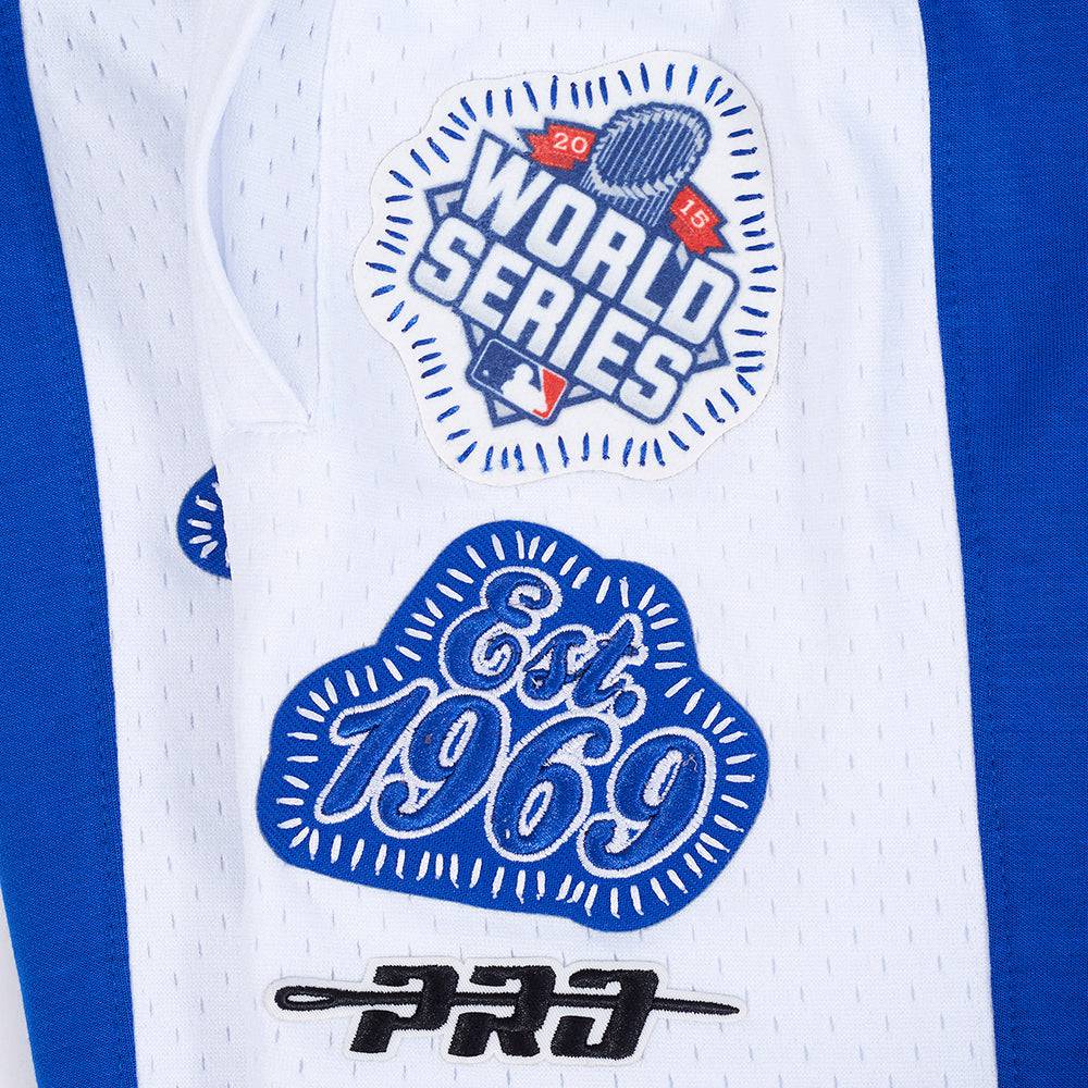 MLB KANSAS CITY ROYALS DIY PICK STITCH MEN'S DK 2.0 SHORT (ROYAL BLUE)