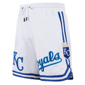 MLB KANSAS CITY ROYALS CLASSIC CHENILLE MEN'S SHORT (WHITE)