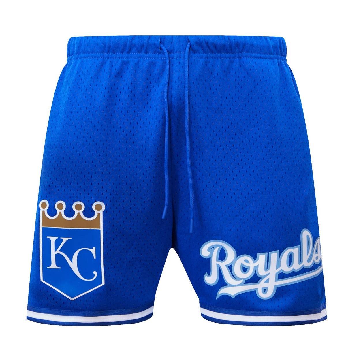 MLB KANSAS CITY ROYALS LOGO MEN'S MESH SHORT (ROYAL BLUE)