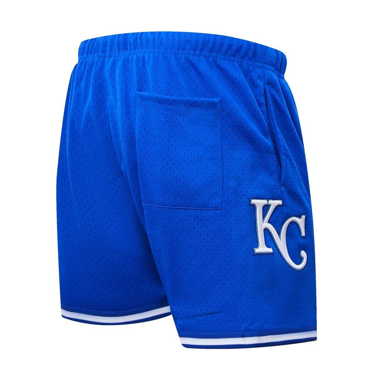MLB KANSAS CITY ROYALS LOGO MEN'S MESH SHORT (ROYAL BLUE)