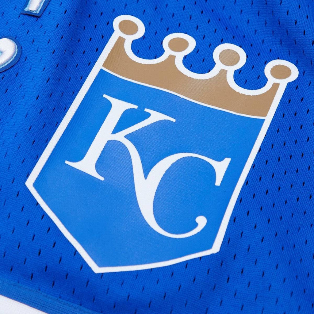 MLB KANSAS CITY ROYALS LOGO MEN'S MESH SHORT (ROYAL BLUE)