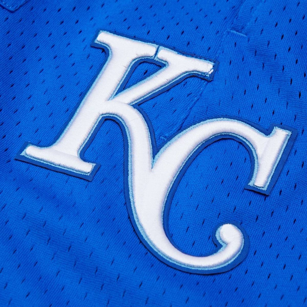 MLB KANSAS CITY ROYALS LOGO MEN'S MESH SHORT (ROYAL BLUE)