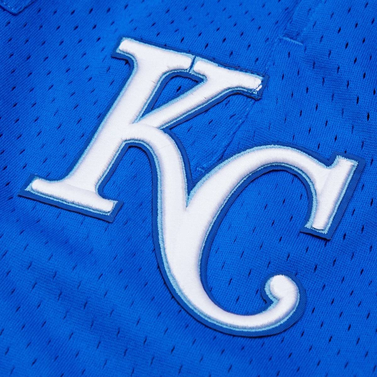 MLB KANSAS CITY ROYALS LOGO MEN'S MESH SHORT (ROYAL BLUE)