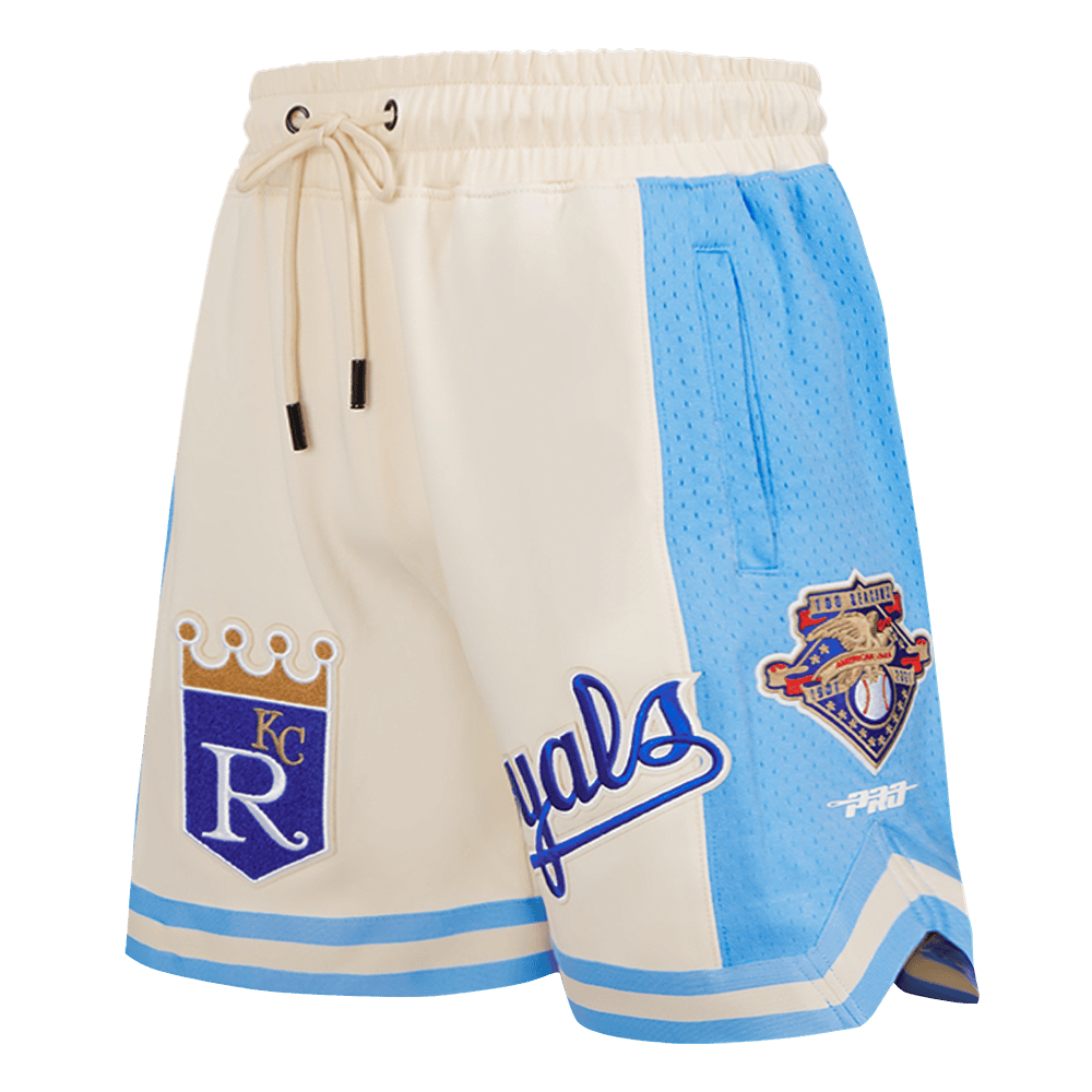MLB KANSAS CITY ROYALS RETRO CLASSIC MEN'S 2.0 SHORT (EGGSHELL/ UNIVERSITY BLUE)