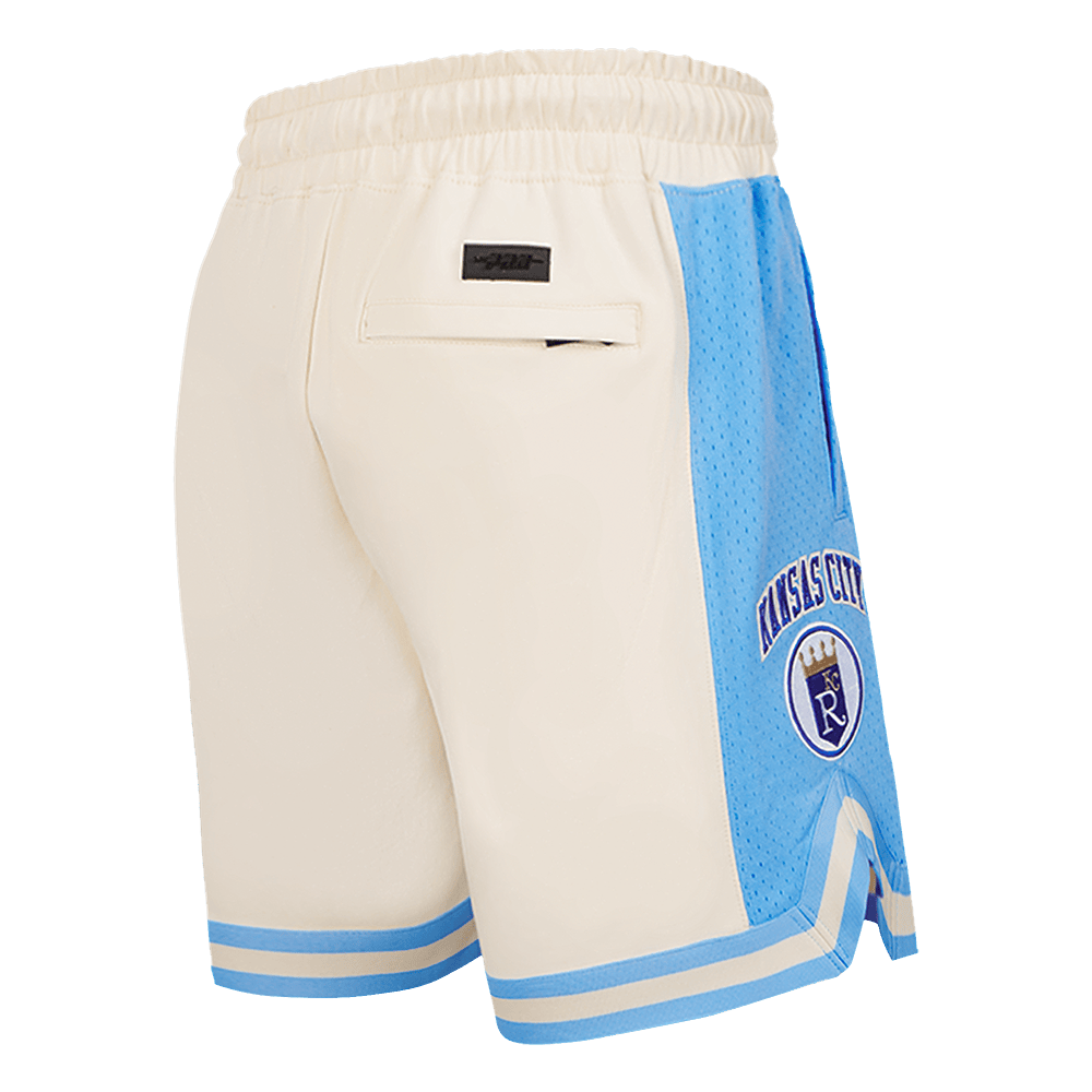 MLB KANSAS CITY ROYALS RETRO CLASSIC MEN'S 2.0 SHORT (EGGSHELL/ UNIVERSITY BLUE)