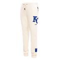 PANTALÓN JOGGER MLB KANSAS CITY ROYALS TRIPLE TONAL DK (BLANCO HUESO)