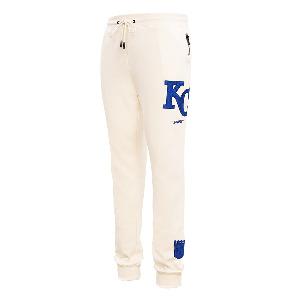 PANTALÓN JOGGER MLB KANSAS CITY ROYALS TRIPLE TONAL DK (BLANCO HUESO)