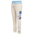 PANTALÓN DE CHÁNDAL RETRO CLÁSICO PARA HOMBRE MLB KANSAS CITY ROYALS (BLANCO HUESO/ AZUL UNIVERSITARIO)