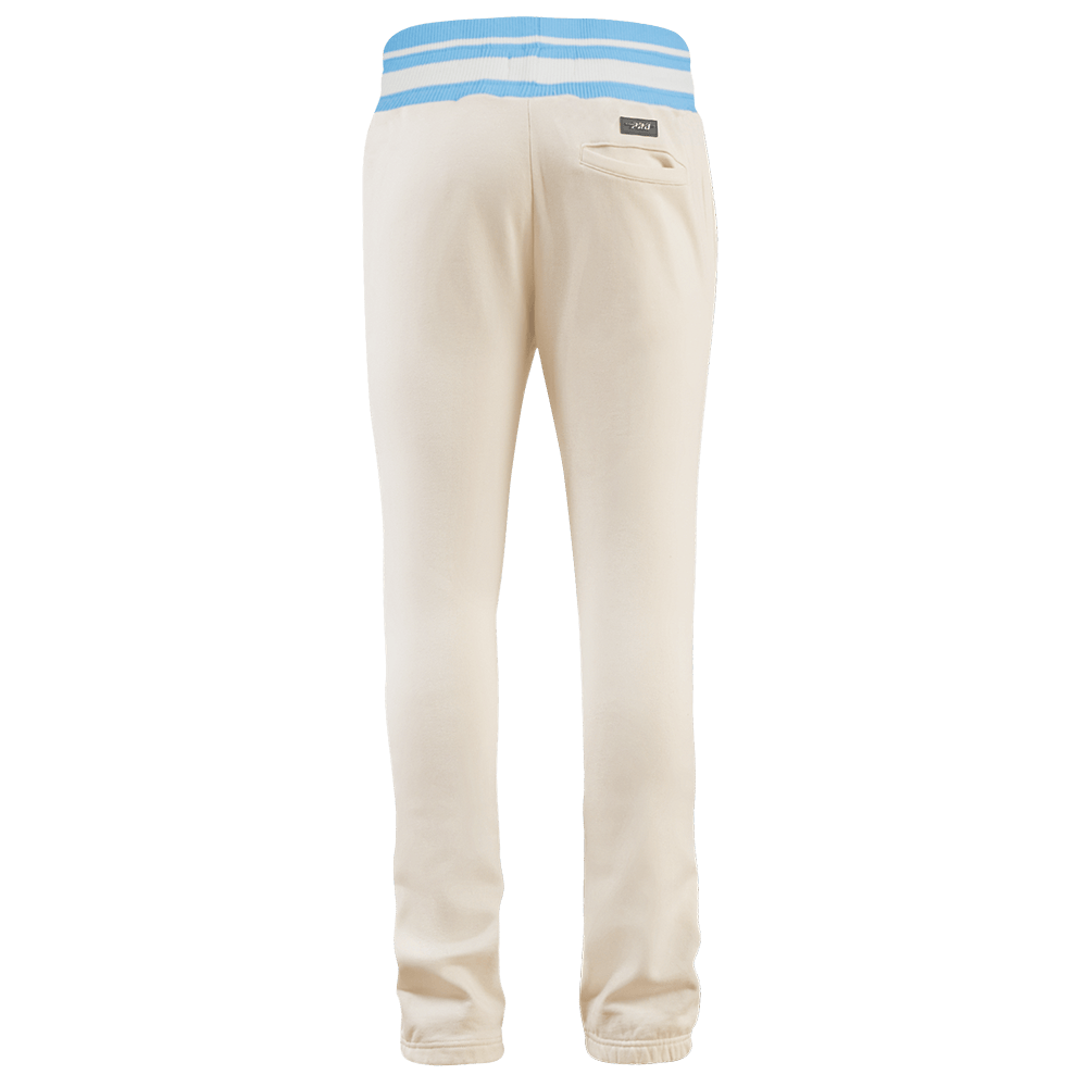 PANTALÓN DE CHÁNDAL RETRO CLÁSICO PARA HOMBRE MLB KANSAS CITY ROYALS (BLANCO HUESO/ AZUL UNIVERSITARIO)