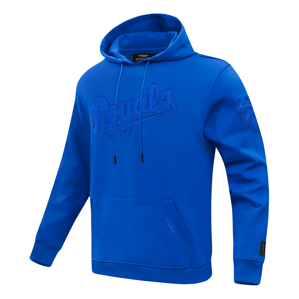 MLB KANSAS CITY ROYALS TRIPLE TONAL DK PO HOODIE (ROYAL BLUE)
