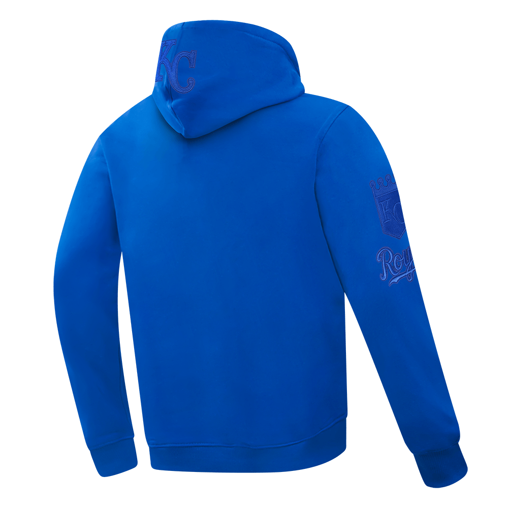 MLB KANSAS CITY ROYALS TRIPLE TONAL DK PO HOODIE (ROYAL BLUE)