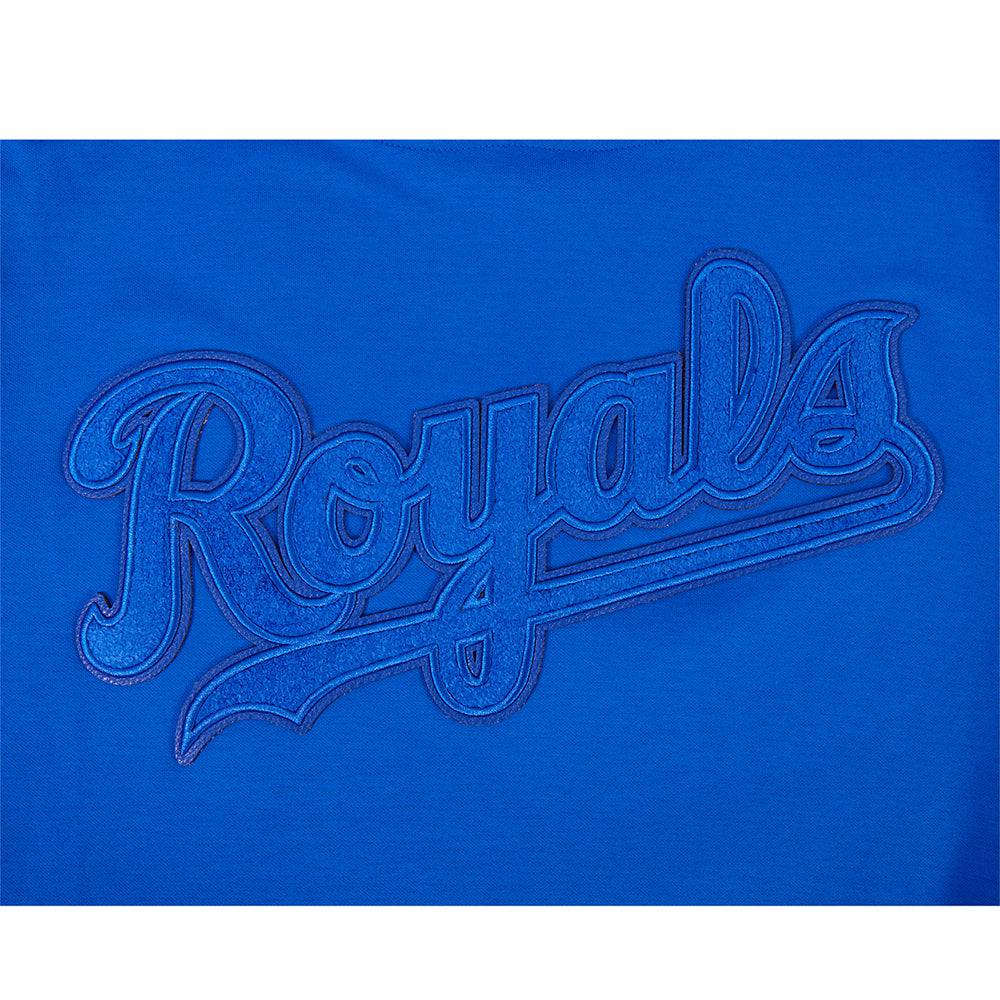 MLB KANSAS CITY ROYALS TRIPLE TONAL DK PO HOODIE (ROYAL BLUE)
