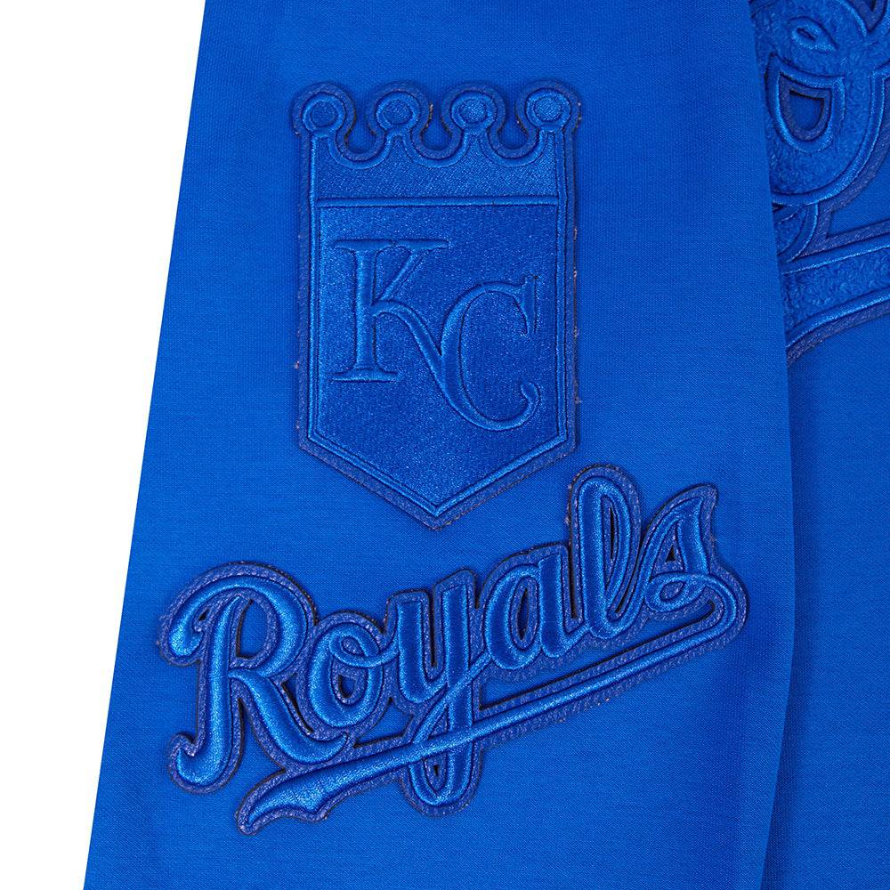 MLB KANSAS CITY ROYALS TRIPLE TONAL DK PO HOODIE (ROYAL BLUE)