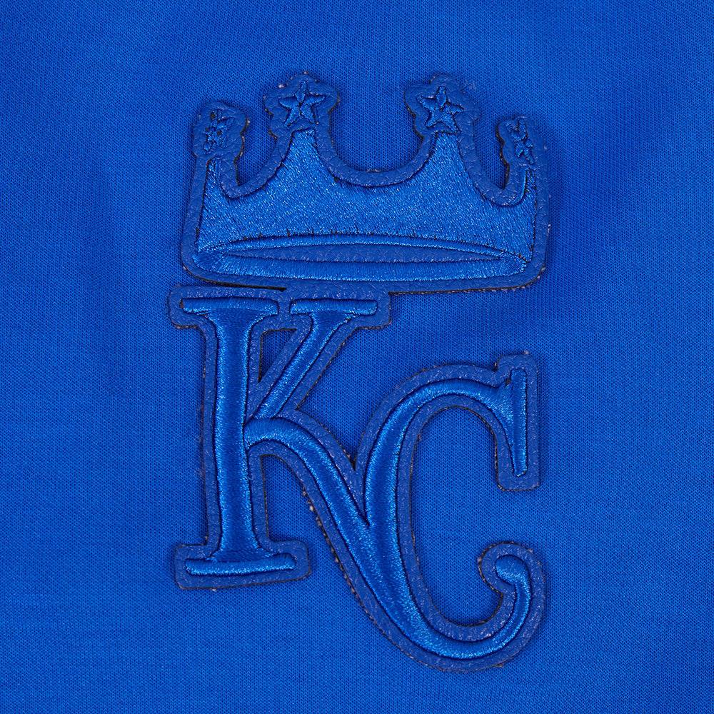 MLB KANSAS CITY ROYALS TRIPLE TONAL DK PO HOODIE (ROYAL BLUE)